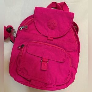 Kipling Hot Pink Backpack